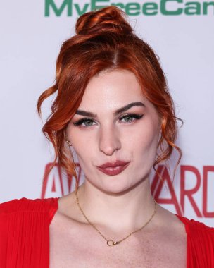 Abigaiil Morris, 20 Kasım 2025 'te AVALON Hollywood ve Bardot' ta düzenlenen 2026 AVN Ödülleri Adaylık Partisi 'ne geldi..