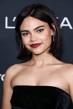 Amerikalı aktris Ariana Greenblatt, 20. Geleneksel L 'Oreal Paris Kadınları 2025 Akademi Sinema Müzesi' ni 2 Aralık 2025 'te Müze Sırası, Miracle Mile, Los Angeles, Kaliforniya, ABD' de düzenledi..   