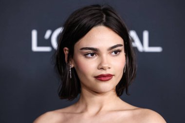 Amerikalı aktris Ariana Greenblatt, 20. Geleneksel L 'Oreal Paris Kadınları 2025 Akademi Sinema Müzesi' ni 2 Aralık 2025 'te Müze Sırası, Miracle Mile, Los Angeles, Kaliforniya, ABD' de düzenledi..   