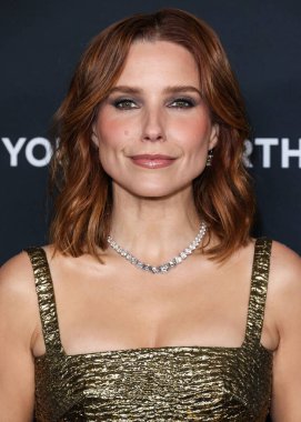 Amerikalı aktris, yapımcı, yönetmen, aktivist ve girişimci Sophia Bush, 2 Aralık 2025 'te Los Angeles' taki Museum of Motion Pictures Müzesi 'nin 2025 tarihli 20. yıllık L' Oreal Paris Kadınları kutlamasına geldi.  