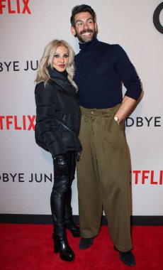 Orfeh ve Matty Maggiacomo, Netflix 'in 8 Aralık 2025' te New York, New York, ABD 'deki The Whitby Hotel' de düzenlenen 