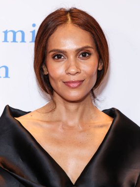 Güney Afrikalı-Amerikalı aktris Lesley-Ann Brandt, Beverly Hilton Oteli 'nde 11 Aralık 2025' te düzenlenen Giving A Smile Foundation açılış galasına geldi..