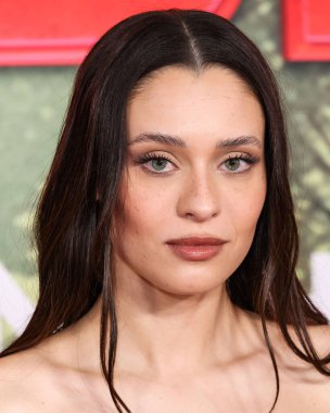 Portekizli aktris Daniela Melchior, 13 Aralık 2025 tarihinde Los Angeles, Kaliforniya, ABD 'de bulunan Kasa tarafından Broadway' deki StILE Downtown Los Angeles 'taki United Theater' da düzenlenen Columbia Pictures 'Anaconda' nın dünya prömiyerine geldi.. 