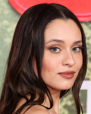 Portekizli aktris Daniela Melchior, 13 Aralık 2025 tarihinde Los Angeles, Kaliforniya, ABD 'de bulunan Kasa tarafından Broadway' deki StILE Downtown Los Angeles 'taki United Theater' da düzenlenen Columbia Pictures 'Anaconda' nın dünya prömiyerine geldi.. 