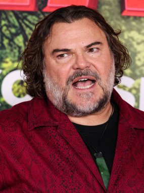 Amerikalı aktör, komedyen ve müzisyen Jack Black, 13 Aralık 2025 'te Los Angeles, Los Angeles' ta Kasa tarafından Broadway 'deki StILE Downtown Los Angeles' taki United Theater 'da düzenlenen Columbia Pictures' Anaconda 'nın dünya prömiyerine geldi.    