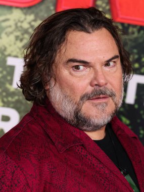 Amerikalı aktör, komedyen ve müzisyen Jack Black, 13 Aralık 2025 'te Los Angeles, Los Angeles' ta Kasa tarafından Broadway 'deki StILE Downtown Los Angeles' taki United Theater 'da düzenlenen Columbia Pictures' Anaconda 'nın dünya prömiyerine geldi.    