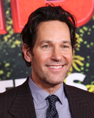 Amerikalı aktör, yapımcı ve senarist Paul Rudd, 13 Aralık 2025 'te Los Angeles, Los Angeles' ta Kasa tarafından Broadway 'deki The United Theater at STILE Downtown Los Angeles' ta düzenlenen Columbia Pictures 'Anaconda' nın dünya prömiyerine geldi.   