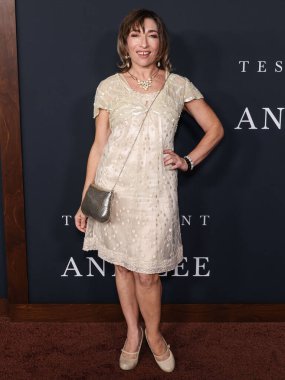 Amerikalı aktris Naomi Grossman, 14 Aralık 2025 'te Hollywood, Los Angeles' taki Sinema Sanatları ve Bilimleri Akademisi 'nde düzenlenen 