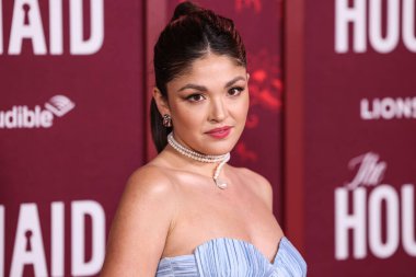 Amerikalı aktris Ellen Tamaki, 15 Aralık 2025 'te Hollywood, Los Angeles, Kaliforniya, ABD' deki TCL Çin Tiyatrosu IMAX 'te düzenlenen Lionsgate' in 'The Housemaid' adlı filminin Los Angeles galasına geldi..