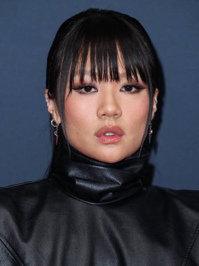 Amerikalı şarkıcı ve rapçi Rei Ami (Sarah Yeeun Lee) 18 Aralık 2025 tarihinde Hollywood, Los Angeles, Kaliforniya, ABD 'de düzenlenen TikTok Ödülleri' ne geldi..