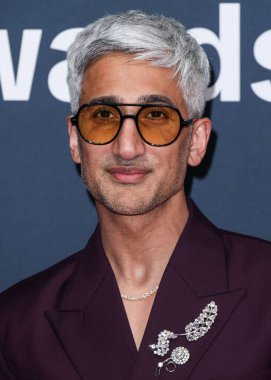 İngiliz-Amerikan moda tasarımcısı, girişimci ve televizyon kişiliği Tan France, 18 Aralık 2025 'te Hollywood, Los Angeles, Kaliforniya, ABD' de düzenlenen ABD 2025 TikTok Ödülleri 'ne geldi..