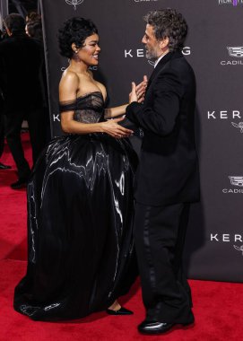 Teyana Taylor ve Oscar Isaac, 3 Ocak 2026 'da Palm Springs Kongre Merkezi' nde düzenlenen 37. Palm Springs Uluslararası Film Festivali Ödülleri 'ne geldiler..