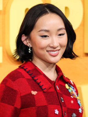 Amerikalı aktris Ji-young Yoo (SunHee Seo), 6 Ocak 2026 'da Hollywood, Los Angeles, Kaliforniya' da düzenlenen Netflix 'in 