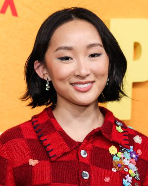 Amerikalı aktris Ji-young Yoo (SunHee Seo), 6 Ocak 2026 'da Hollywood, Los Angeles, Kaliforniya' da düzenlenen Netflix 'in 