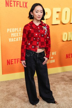 Amerikalı aktris Ji-young Yoo (SunHee Seo), 6 Ocak 2026 'da Hollywood, Los Angeles, Kaliforniya' da düzenlenen Netflix 'in 