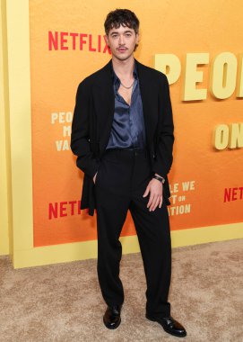 İngiliz aktör Tom Blyth, Netflix 'in 6 Ocak 2026' da Hollywood, Los Angeles, Kaliforniya, ABD 'de düzenlenen 