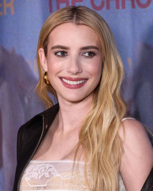 Amerikalı aktris, şarkıcı, yapımcı ve model Emma Roberts, 8 Ocak 2026 'da Los Angeles, Los Angeles, Kaliforniya, ABD' de düzenlenen 2220 Arşiv + Arşiv 'de düzenlenen Forge' un 'The Chronology of Water' adlı galasına geldi..