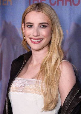 Amerikalı aktris, şarkıcı, yapımcı ve model Emma Roberts, 8 Ocak 2026 'da Los Angeles, Los Angeles, Kaliforniya, ABD' de düzenlenen 2220 Arşiv + Arşiv 'de düzenlenen Forge' un 'The Chronology of Water' adlı galasına geldi..