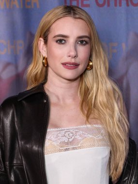 Amerikalı aktris, şarkıcı, yapımcı ve model Emma Roberts, 8 Ocak 2026 'da Los Angeles, Los Angeles, Kaliforniya, ABD' de düzenlenen 2220 Arşiv + Arşiv 'de düzenlenen Forge' un 'The Chronology of Water' adlı galasına geldi..
