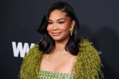 Amerikalı model Chanel Iman, 9 Ocak 2025 'te Santa Monica Plajı' nda düzenlenen 2026 2. Geleneksel WWD (Women 's Wear Daily) Style Awards' a geldi..