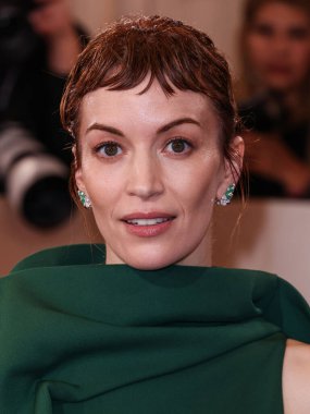 Britt Lower, 11 Ocak 2026 'da Beverly Hilton Oteli' nde düzenlenen 83. Altın Küre Ödülleri 'ne geldi..