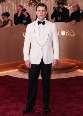 Jake Lacy 'nin taktığı Jaeger-LeCoultre saati 11 Ocak 2026' da Beverly Hilton Oteli 'nde düzenlenen 83..