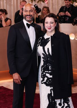 Keegan-Michael Key ve eşi Elle Key, 11 Ocak 2026 'da Beverly Hilton Hotel' de düzenlenen 83. Altın Küre Ödülleri 'ne geldiler..