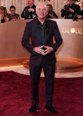 Kevin O 'Leary, 11 Ocak 2026' da Beverly Hilton Oteli 'nde düzenlenen 83. Altın Küre Ödülleri' ne geliyor..