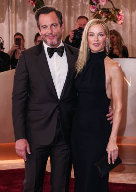 Will Arnett ve kız arkadaşı Carolyn Murphy, 11 Ocak 2026 'da Beverly Hilton Hotel' de düzenlenen 83. Altın Küre Ödülleri 'ne katılacaklar. (Fotoğraf: Xavier Collin / Image Press Agency)