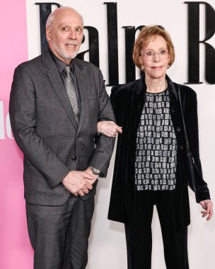 Brian Miller ve eşi Carol Burnett, 15 Ocak 2026 'da Şaban Medya Merkezi' ndeki Wolf Theatre 'da düzenlenen etkinlik olan Apple TV +' Palm Royale 'Sezon 2 Resmi Emmy FYC' ye geldiler.