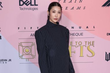 Güney Koreli ve Amerikalı şarkıcı-söz yazarı EJAE (Kim Eun-jae), 16 Ocak 2026 'da Hollywood' da Hollywood, Los Angeles, Kaliforniya, ABD 'de düzenlenen Amerikan Sineması' nın 5..