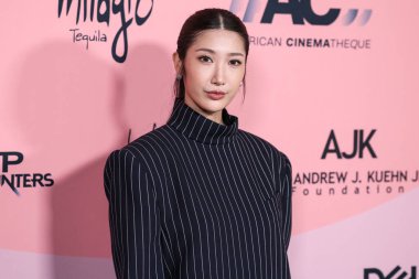 Güney Koreli ve Amerikalı şarkıcı-söz yazarı EJAE (Kim Eun-jae), 16 Ocak 2026 'da Hollywood' da Hollywood, Los Angeles, Kaliforniya, ABD 'de düzenlenen Amerikan Sineması' nın 5..