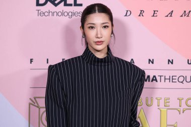 Güney Koreli ve Amerikalı şarkıcı-söz yazarı EJAE (Kim Eun-jae), 16 Ocak 2026 'da Hollywood' da Hollywood, Los Angeles, Kaliforniya, ABD 'de düzenlenen Amerikan Sineması' nın 5..