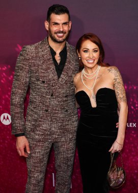 Romain Bonnet ve eşi Mary Bonnet, 20 Ocak 2026 'da Beverly Grove, Los Angeles, Kaliforniya, ABD' de düzenlenen CJ 4DPLEX 'in Sonsuz Simgesi: A Visual Memoir' a geldiler..