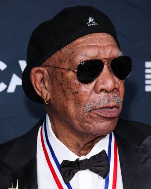 Morgan Freeman arrives at the 23rd Annual Living Legends Of Aviation Awards held at The Beverly Hilton Hotel on January 23, 2026 in Beverly Hills, Los Angeles, California, United States.