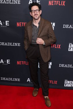 Adam Shapiro, 28 Ocak 2026 'da Los Angeles, Kaliforniya, ABD' de bulunan Penske Medya Şirketi 'nin (PMC) çatı katındaki 