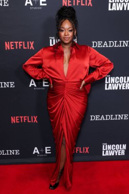 Jazz Raycole, 28 Ocak 2026 'da Los Angeles, Kaliforniya, ABD' deki Los Angeles 'taki Penske Medya Şirketi' nin (PMC) çatı katındaki 