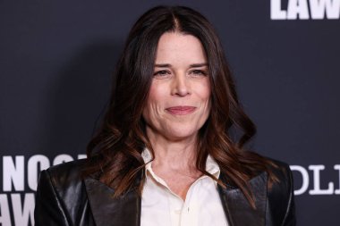 Neve Campbell 28 Ocak 2026 'da Los Angeles, Kaliforniya, ABD' de bulunan Penske Medya Şirketi 'nin (PMC) çatı katındaki 