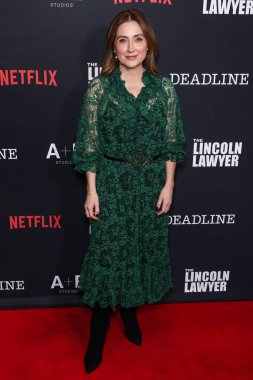 Sasha Alexander, Los Angeles Netflix ve A + E Stüdyoları 'nın Los Angeles Premiere of Netflix ve A + E Stüdyoları' nın 'The Lincoln Lawyer' 4. sezonunda Penske Media Corporation (PMC) Çatısı Terasında 28 Ocak 2026 'da ABD' nin Los Angeles şehrinde gerçekleştirildi.