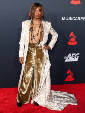 Billy Porter, Los Angeles Kongre Merkezi 'nde 30 Ocak 2026' da Los Angeles, Kaliforniya, ABD 'de düzenlenen Mariah Carey onuruna düzenlenen MusiCares 2026' ya ulaştı..
