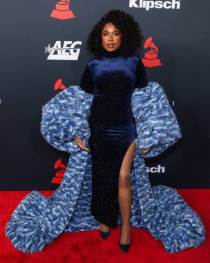 Jennifer Hudson, Los Angeles Kongre Merkezi 'nde 30 Ocak 2026' da Los Angeles, Kaliforniya, ABD 'de düzenlenen Mariah Carey onuruna düzenlenen MusiCares 2026' ya ulaştı..