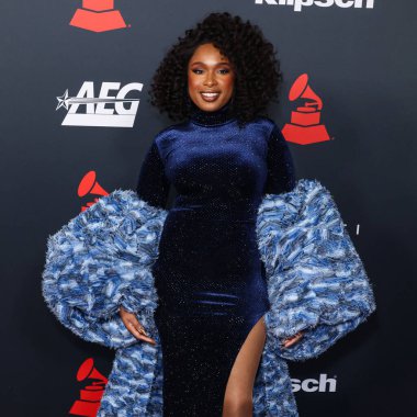 Jennifer Hudson, Los Angeles Kongre Merkezi 'nde 30 Ocak 2026' da Los Angeles, Kaliforniya, ABD 'de düzenlenen Mariah Carey onuruna düzenlenen MusiCares 2026' ya ulaştı..