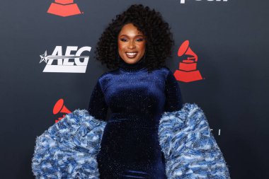 Jennifer Hudson, Los Angeles Kongre Merkezi 'nde 30 Ocak 2026' da Los Angeles, Kaliforniya, ABD 'de düzenlenen Mariah Carey onuruna düzenlenen MusiCares 2026' ya ulaştı..
