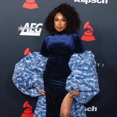 Jennifer Hudson, Los Angeles Kongre Merkezi 'nde 30 Ocak 2026' da Los Angeles, Kaliforniya, ABD 'de düzenlenen Mariah Carey onuruna düzenlenen MusiCares 2026' ya ulaştı..