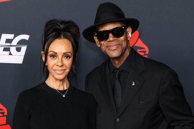 Lisa Harris ve Jimmy Jam, 30 Ocak 2026 'da Los Angeles Kongre Merkezi' nde düzenlenen Mariah Carey onuruna düzenlenen 