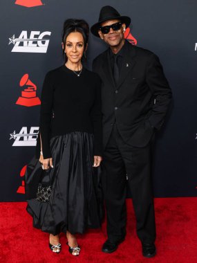 Lisa Harris ve Jimmy Jam, 30 Ocak 2026 'da Los Angeles Kongre Merkezi' nde düzenlenen Mariah Carey onuruna düzenlenen 
