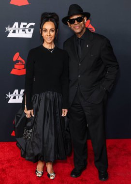 Lisa Harris ve Jimmy Jam, 30 Ocak 2026 'da Los Angeles Kongre Merkezi' nde düzenlenen Mariah Carey onuruna düzenlenen 