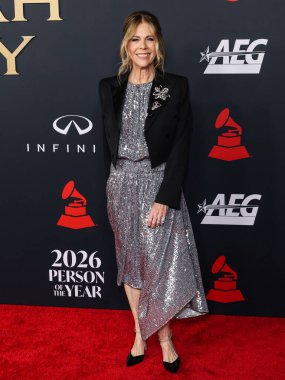 Rita Wilson, Los Angeles Kongre Merkezi Güney Salonu 'nda 30 Ocak 2026' da düzenlenen Mariah Carey onuruna düzenlenen MusiCares 2026 'ya ulaştı..