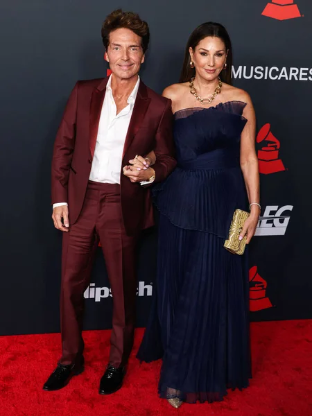 Richard Marx ve Daisy Fuentes, 30 Ocak 2026 'da Los Angeles Kongre Merkezi' nde düzenlenen Mariah Carey onuruna düzenlenen 