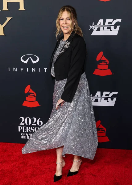 Rita Wilson, Los Angeles Kongre Merkezi Güney Salonu 'nda 30 Ocak 2026' da düzenlenen Mariah Carey onuruna düzenlenen MusiCares 2026 'ya ulaştı..